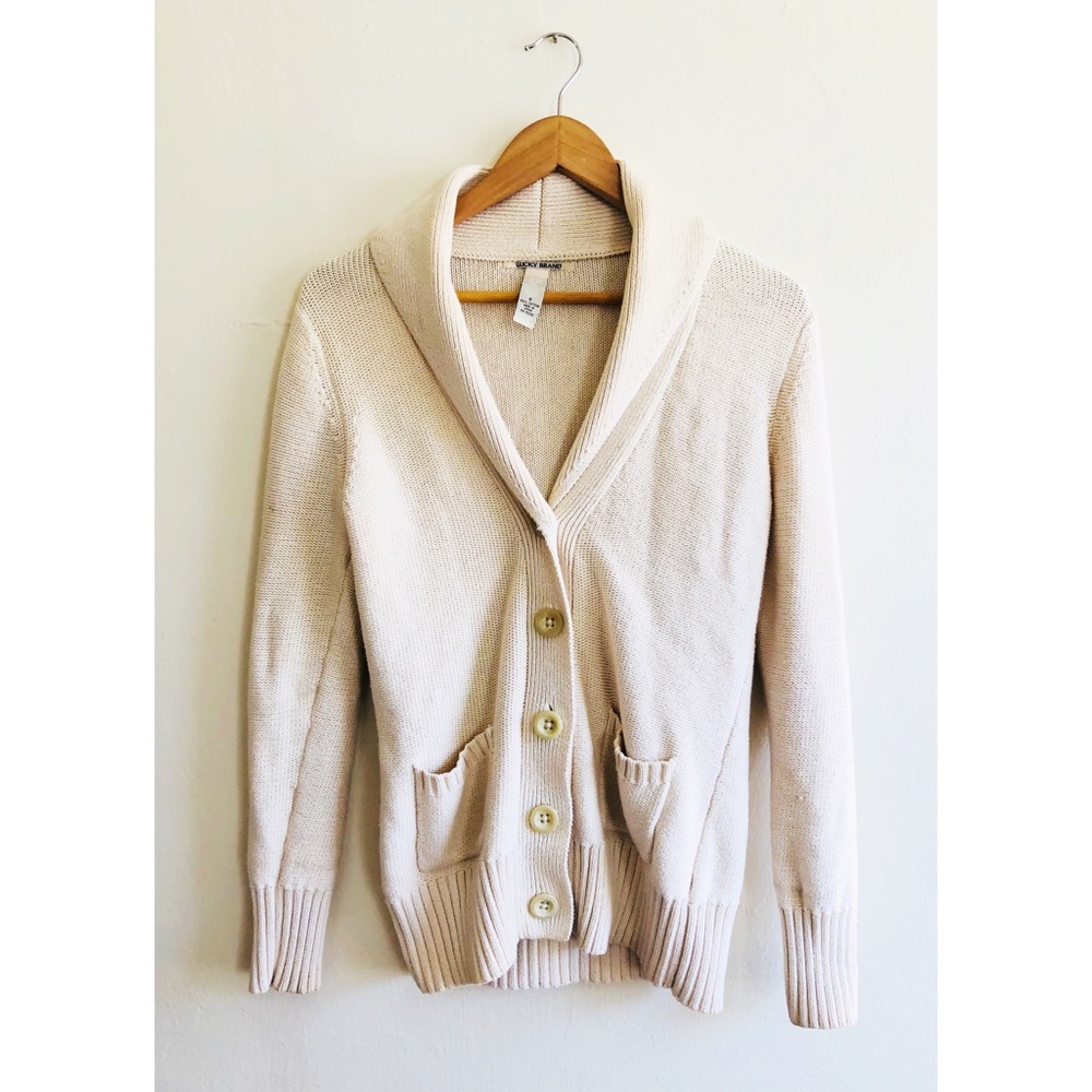 LUCKY BRAND chunky knit sweater - Picture 1 of 3
